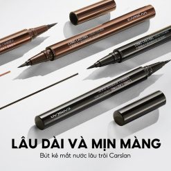 Carslan Bút Kẻ Mắt Dạng Lỏng Lâu Trôi, Không Thấm Nước, Mịn Màng, Chống Nhòe, Trang Điểm Mắt, 2ml