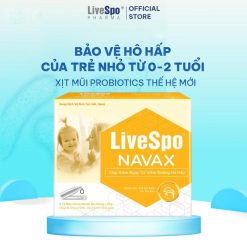 Nước Muối Cho Bé Sơ Sinh Livespo Navax Kids Chứa 3 Tỷ Bào Tử Lợi Khuẩn Nhỏ Vào Tai Mũi Họng (hộp 5 ống X 5ml Và 1 Lọ Nhỏ Giọt)