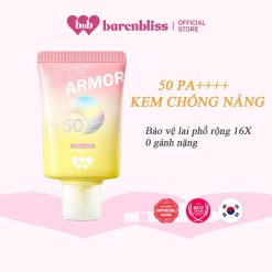 Barenbliss Kem Chống Nắng Body Mặt Kiềm Dầu Nâng Tông Chất Thoáng Da Mỏng Nhẹ Hợp Da Dầu Nam Nữ Spf50 Pa++++ 30g Sunscreen Skincare