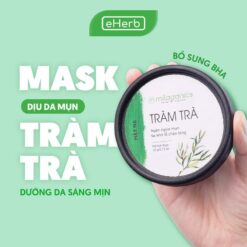 Mặt Nạ Đất Sét Tràm Trà & Bha Chăm Sóc Da Mụn Da Dầu Mụn Milaganics 60g (hũ) Skincare Làm Đẹp Da Dưỡng Ẩm Da Dưỡng Da Mặt Đắp Mặt Mask Nữ Cosmetic