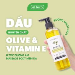 Dầu Oliu Extra Virgin Làm Đẹp Dưỡng Da, Dưỡng Tóc, Dưỡng Môi, Dưỡng Môi, Dưỡng Mi, Massage Cơ Thể Milaganics 250ml (chai) Nữ Dưỡng Body Body Oil Dưỡng Ẩm Da Dưỡng Thể Tea