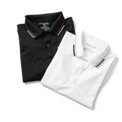 Áo Polo Nam Ttmaxx Vải Cá Sấu Gai Mềm Viền Mới , Có Cổ , Gắn Tay Menswear Top Shirt Ngắn Tay