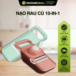 Dụng Cụ Nạo Rau Củ Nạo đa Năng Behomemall Nạo 2 Màu 10 Chi Tiết Nhựa Pp An Toàn Có 5 Lưỡi Nạo (bh 1 đổi 1 Nếu Phát Sinh Bất Kì Lỗi Từ Nsx)