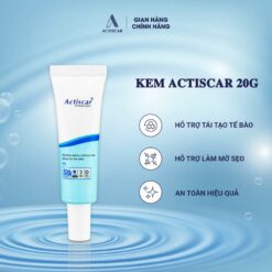 Kem Hỗ Trợ Mờ Sẹo Actiscar Chính Hãng Hỗ Trợ Cải Thiện Sẹo Cũ, Ngăn Ngừa Hình Thành Sẹo Mới Và Làm Mềm, Phẳng, Mờ Sẹo Thâm/ Rỗ/ Lồi/ Lõm/ Sau Phẫu Thuật/ Sẹo Lâu Năm...