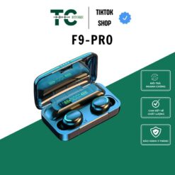 Tai Nghe Bluetooth Không Dây Tws F9 Pro Nghe Nhạc , Bass Treble Cực Hay