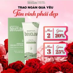 Mặt Nạ Đất Sét Beuclay Sáng Mịn Rạng Ngời 70g Mn001