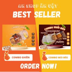 Combo BÁnh TrÁng PhƠi SƯƠng GhiỀn+cb MuỐi BÉo (ĐỒ Ăn VẶt Snacks)+ Quà Khi Live Gia Vị