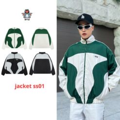 Áo KhoÁc DÙ PhỐi 2 LỚp Local Brand Otis Club Zip Jacket PhỐi Ss01 ( Tặng Kèm Móc Khóa , Túi Tote, Thư Cám ơn ) Kem Menswear