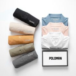 Áo Thun Poloman Nam Cổ Bẻ Basic Vải Cá Sấu Cvc Kháng Khuẩn, Chống Nhăn, Thoáng Mát. Menswear Top