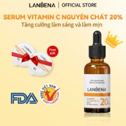 [live] Lanbena Serum Vitamin C 20% 30ml Women Skincare Làm Đẹp Da Chăm Sóc Da