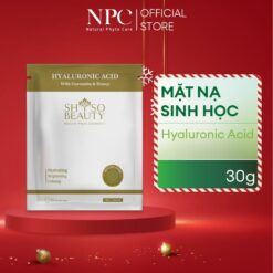 Mặt Nạ Shso Beauty Niacinamine 4% Dành Cho Da Mụn, Chiết Xuất Lá Neem Và Tinh Dầu Tràm Skincare Chăm Sóc Da Làm Đẹp Da