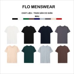 Áo Body Flo Nam Version1 Thun Gân Co Giãn Thoáng Mát Menswear Cổ Tròn