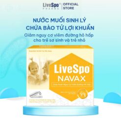 Livespo Navax: Probiotics Thế Hệ Mới Cho Người Viêm đường Hô Hấp (dạng Bình XỊt MŨi Màu đỏ Hoặc NhỎ MŨi Màu Vàng) Nước Muối Sinh Lý Cho Bé Sơ Sinh Chứa Bào Tử Lợi Khuẩn