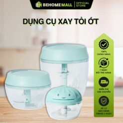 Dụng Cụ Xay Tỏi Tớt đa Năng Behomemall Hai Màu Ba Kích Thước Xay Bén Dễ Vệ Sinh (giao Màu Ngẫu Nhiên )