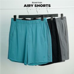 Quần Short Nam Thoáng Khí Airy Shorts Chất Polyamide Mềm Mịn Co Giãn Boxerman