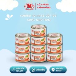 Combo 10 Pate Cột đèn Hải Phòng 90g (loẠi NhỎ) Hạ Long Canfoco