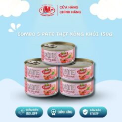 [new] Combo 5 Pate Thịt Xông Khói Hảo Hạng 150g Expect Hạ Long Canfoco