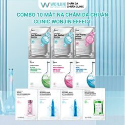 [b4 Tặng Cài Tóc] Combo 10 Mặt Nạ Giúp Trẻ Hóa Da Dr Wonjin Tripple Peptide Wrinkle Solution Mask 30g X10 (sao Chép)