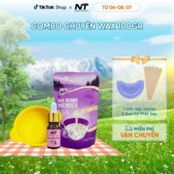 Combo Chuyên Wax 01 Gồm 01 Chén Silicon, 100gr Sáp Cao Cấp Và 01 Serum 10ml