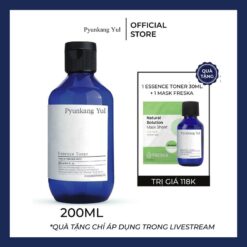 [quà Tặng Toner 30ml + 1 Mask] Pyunkang Yul Nước Hoa Hồng Essence Toner 200ml Skincare