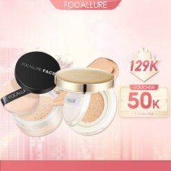 【 Voucher 50k 】focallure Combo 2 Món Cushion Phấn Nước Hỗ Trợ Che Khuyết Điểm + Phấn Phủ Dạng Bột Hỗ Trợ Kiềm Dầu Phù Hợp Trang Điểm Hằng Ngày Cho Mọi Loại Da