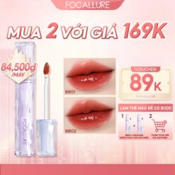 【89k Voucher】focallure Son Tint Bóng Hỗ Trợ Môi Căng Bóng Mọng Nước Phong Cách Hàn Quốc Trong Veo Đầy Đặn Sắc Tố Cao Hỗ Trợ Dưỡng Ẩm Môi