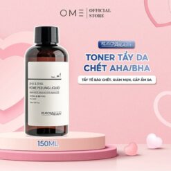 Toner Aha Bha Tẩy Da Chết Thu Nhỏ Lỗ Chân Lông Dung Tích 150ml Home Peeling Liqiud Reasonabeauty | Skincare Làm Đẹp Da Chăm Sóc Da Toner Tẩy Da Chết Aha 5% Bha 0,5%