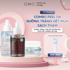 【combo 3】bộ Sản Phẩm Peel Dưỡng Da Trắng Sáng Cấp Ẩm Giảm Lão Hoá Da Make9 | Skincare Serum Skincare Peel Da Massage