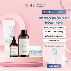 【combo 4】sản Phẩm Giúp Dưỡng Trắng Da Giảm Mụn Thâm, Thu Nhỏ Lỗ Chân Lông, Trắng Da Căng Mịn Reasonabeauty | Skincare Serum Massage Toner