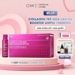 Collagen Wellit 15000mg Booster Ample 14 Chai Giúp Tái Tạo Trẻ Hóa Làn Da Renew Collagen Wellit | Skincare Women Làm Đẹp Da