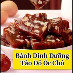 [mua 2 Giảm 10%, Mua 3 Giảm 20%] Bánh Dinh Dưỡng Táo Đỏ Óc Chó Không Đường 500gram Bổ Dưỡng Snack Food Ăn Vặt Thức Ăn Cake