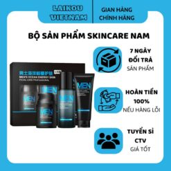 (hÀng MỚi VỀ) Laikou Bộ 3 Sản Phẩm Kem Dưỡng Ẩm Chăm Sóc Da Mặt Kiềm Dầu Cho Nam, Dang Hộp Làm Đẹp Da Cosmetic