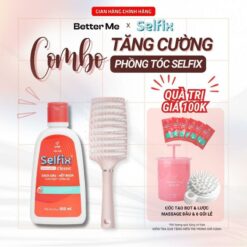 Combo Phồng Tóc Dầu Gội Selfix 100ml Chống Gàu, Đuổi Gàu Làm Sạch Gàu & Hết Ngứa Da Đầu Better Me