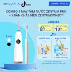 [chính Hãng] Combo 1 Máy Tăm Nước Zenyum Pro Và 1 Bàn Chải Điện Zenyumsonic