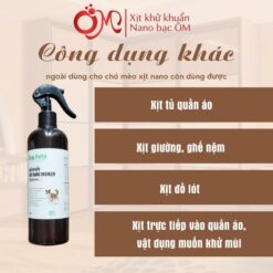 Xịt Khử Mùi Nano Bạc Dkgreen 100ml Khử Mùi ẩm Mốc Quần áo, Chống Nấm Vi Khuẩn Khử Mùi Hiệu Quả Omxtra Làm Sạch