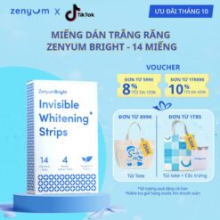 [chính Hãng] Miếng Dán Trắng Răng Tự Tan Zenyum Bright 14 Miếng