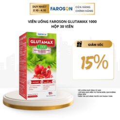 Viên Uống Glutathione Faroson Glutamax 1000 30 Viên