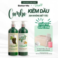 Cặp Dầu Gội Xả Kiềm Dầu Bưởi Hesha 36 Giờ Không Bết Tóc, Giảm Rụng Tóc, Dưỡng Tóc Hư Tổn Cho Nữ Better Me Dầu Gội Dầu Gội Vitamin Dầu Gội Vnpro Dầu Gội Meli