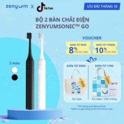 [chính Hãng] Bộ 2 Bàn Chải Điện Zenyum Sonic Go