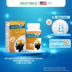 Thực Phẩm Hỗ Trợ Sức Khỏe Bổ Não Provibiol Heads Up Hộp 60 Viên