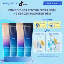 [chính Hãng] Combo 2 Kem đánh Răng Zenyumfresh Ngày + 2 Kem đánh Răng Zenyumfresh Đêm