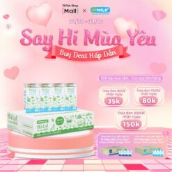 [thùng 48 Hộp 180ml] Sữa Tươi Vpmilk Đà Lạt True Milk Ít đường, Sữa Tươi Nguyên Chất Hoàn Toàn Từ Cao Nguyên Đà Lạt, Vị Tươi Rất Đà Lạt