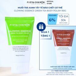 Muối Trà Xanh Làm Sạch Da Chết Freya Cosmos Glowing Essence Green Tea Body Polish 150gr Scrub Nữ Dưỡng Da Body Dưỡng Body Women