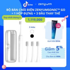 [chÍnh HÃng] Bộ Bàn Chải Điện Sonic Go Phiên Bản Du Lịch Tiêu Chuẩn 1 Bàn Chải + 1 Hộp Đựng + 3 Đầu Thay Thế