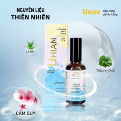 Xịt Hôi Chân Uhian (50ml) Chiết Xuất Cẩm Quỳ, Khuynh Diệp Xịt Khử Mùi Hôi Chân Và Khử Mùi Giày Hiệu Quả Cả Ngày Dài 24h