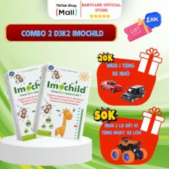 Siro Vitamin D3k2 Imochild Bổ Sung Cho Trẻ D3k2mk7 Tinh Khiết 99% Lineabon Dạng Nhỏ Giọt 20ml Cho Bé